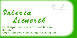 valeria lienerth business card